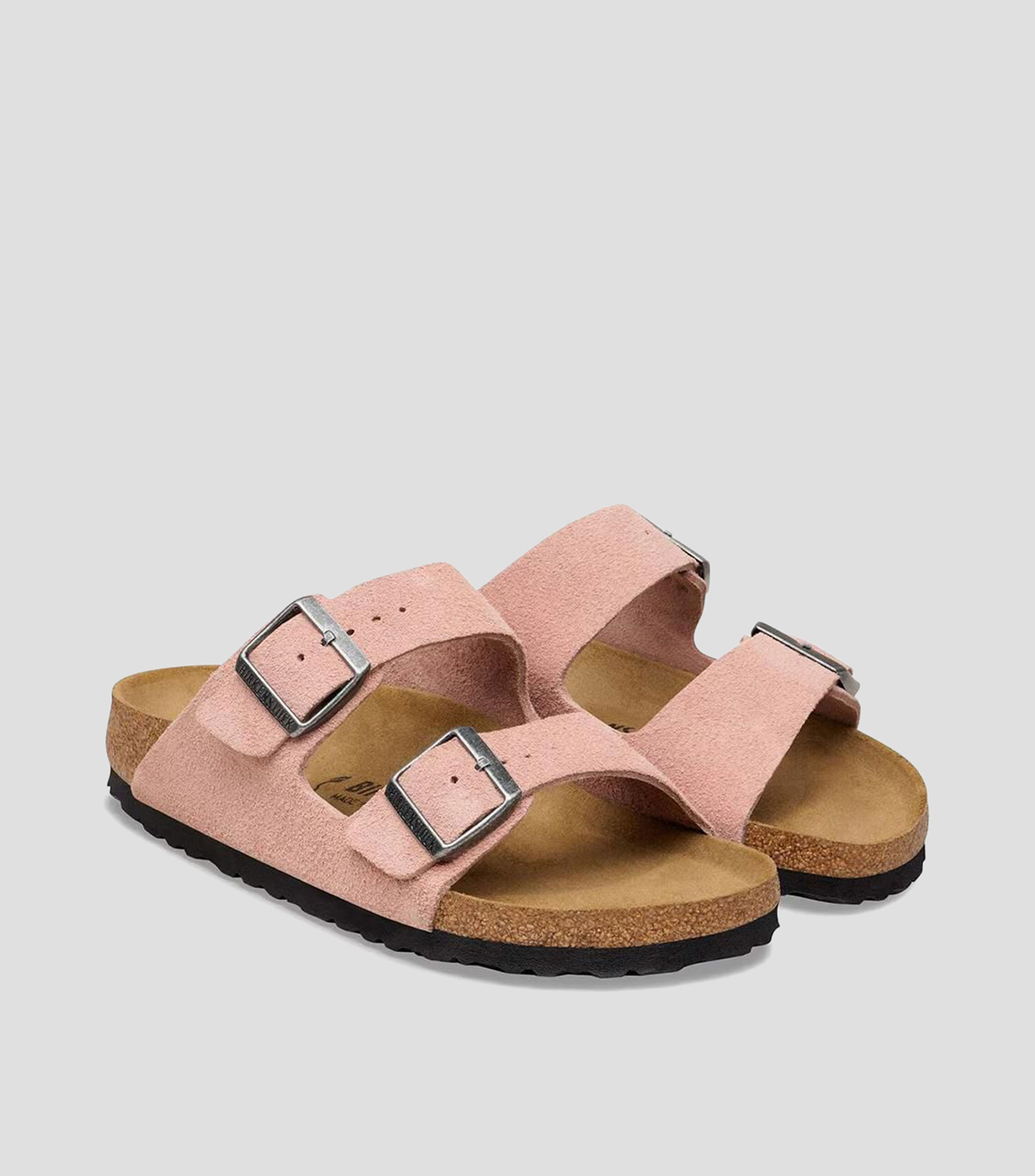 Sandalias planas en piel Mujer
